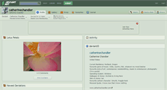 Desktop Screenshot of catherinechandler.deviantart.com