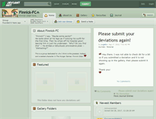 Tablet Screenshot of finnick-fc.deviantart.com