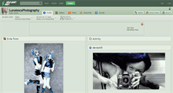 Desktop Screenshot of lunalescaphotography.deviantart.com