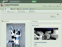Tablet Screenshot of lunalescaphotography.deviantart.com