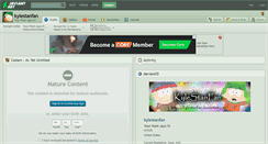 Desktop Screenshot of kylestanfan.deviantart.com