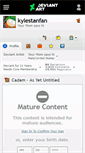 Mobile Screenshot of kylestanfan.deviantart.com