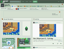 Tablet Screenshot of batijfg.deviantart.com