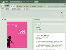 Tablet Screenshot of nikatil.deviantart.com