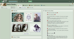 Desktop Screenshot of faerie-friends.deviantart.com