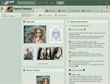 Tablet Screenshot of faerie-friends.deviantart.com