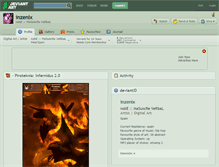 Tablet Screenshot of inzenix.deviantart.com