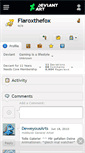 Mobile Screenshot of flaroxthefox.deviantart.com