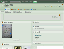 Tablet Screenshot of markos1991.deviantart.com