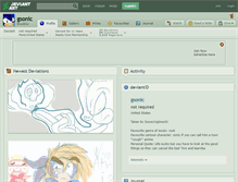 Tablet Screenshot of gsonic.deviantart.com