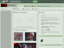 Tablet Screenshot of blood-gore.deviantart.com