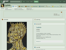 Tablet Screenshot of cushicle.deviantart.com