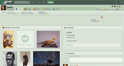 Desktop Screenshot of jambe.deviantart.com
