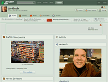 Tablet Screenshot of davidmcb.deviantart.com