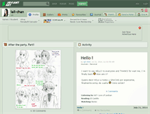 Tablet Screenshot of iali-chan.deviantart.com