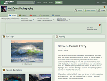 Tablet Screenshot of mattgranzphotography.deviantart.com