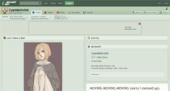 Desktop Screenshot of cyanideorchid.deviantart.com