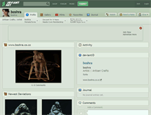 Tablet Screenshot of boshra.deviantart.com