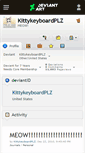 Mobile Screenshot of kittykeyboardplz.deviantart.com