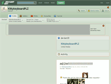 Tablet Screenshot of kittykeyboardplz.deviantart.com