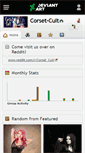 Mobile Screenshot of corset-cult.deviantart.com