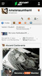 Mobile Screenshot of amaterasumikami.deviantart.com