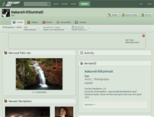Tablet Screenshot of makaveli-killuminati.deviantart.com