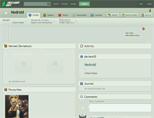 Tablet Screenshot of nedroid.deviantart.com