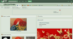 Desktop Screenshot of little-wroof-designs.deviantart.com