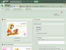 Tablet Screenshot of billchan.deviantart.com