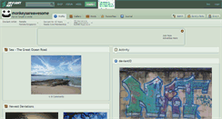Desktop Screenshot of monkeysareawesome.deviantart.com