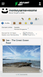 Mobile Screenshot of monkeysareawesome.deviantart.com