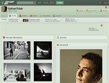 Tablet Screenshot of gokhantutak.deviantart.com
