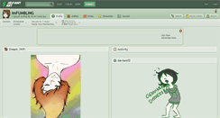 Desktop Screenshot of imfumbling.deviantart.com