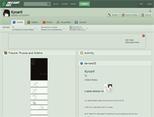 Tablet Screenshot of kynarii.deviantart.com