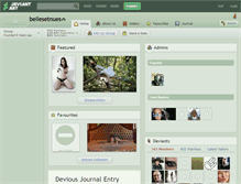 Tablet Screenshot of bellesetnues.deviantart.com
