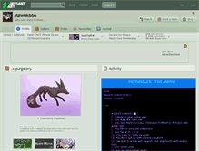 Tablet Screenshot of mawok666.deviantart.com