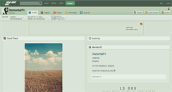 Desktop Screenshot of immortal91.deviantart.com