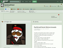 Tablet Screenshot of darktreefriend.deviantart.com