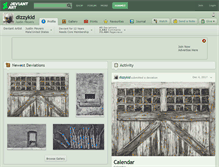 Tablet Screenshot of dizzykid.deviantart.com