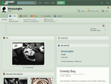 Tablet Screenshot of kimyoungha.deviantart.com