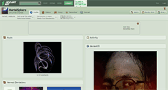 Desktop Screenshot of mortalsphere.deviantart.com