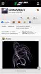Mobile Screenshot of mortalsphere.deviantart.com