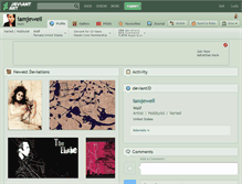 Tablet Screenshot of iamjewell.deviantart.com