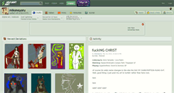 Desktop Screenshot of mikoneyoru.deviantart.com