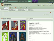 Tablet Screenshot of mikoneyoru.deviantart.com