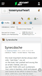 Mobile Screenshot of loosenyourheart.deviantart.com