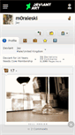 Mobile Screenshot of m0raleski.deviantart.com