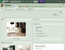 Tablet Screenshot of m0raleski.deviantart.com