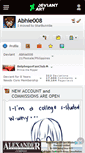 Mobile Screenshot of abhie008.deviantart.com